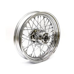 3.00 X 16 REAR WHEEL 40 SPOKES CHROME Chrome  Fits: > 12-17 Softail (ABS)