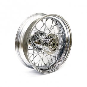 5.00 X 16 REAR WHEEL 40 SPOKES CHROME Chrome  Fits: > 09-19 FLT, FLHT, FLHR, FLHX (ABS)