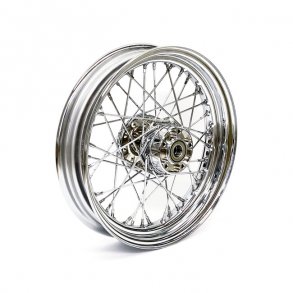 3.00 X 16 FRONT WHEEL 40 SPOKES CHROME Chrome  Fits: > 12-17 FLST/C/F/N (ABS)