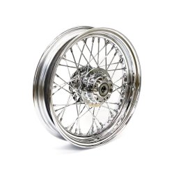 3.00 X 16 FRONT WHEEL 40 SPOKES CHROME Chrome  Fits: > 14-19 1200C/X (W/ABS)
