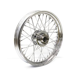 2.50 X 19 FRONT WHEEL 40 SPOKES CHROME Chrome  Fits: > 08-17 FXD (no ABS)