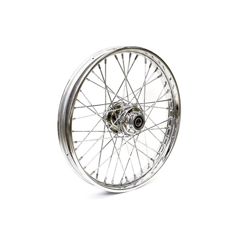 2.15 X 21 FRONT WHEEL 40 SPOKES CHROME Chrome  Fits: > 12-17 Softail (ABS)