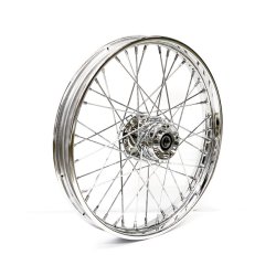 2.15 X 21 FRONT WHEEL 40 SPOKES CHROME Chrome  Fits: > 07-17 Softail (No ABS) 