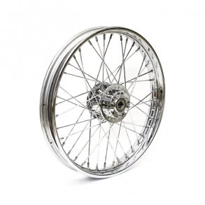 2.15 X 21 FRONT WHEEL 40 SPOKES CHROME Chrome  Fits: > 12-17 FXD, FXDWG (ABS)