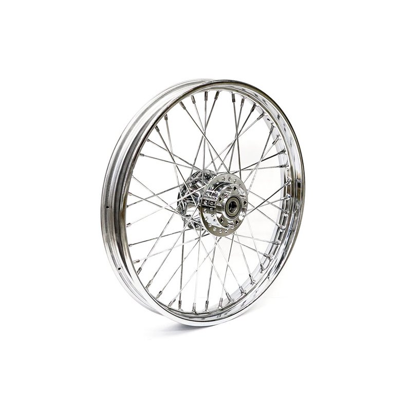 2.15 X 21 FRONT WHEEL 40 SPOKES CHROME Chrome  Fits: > 12-17 FXD, FXDWG (ABS)