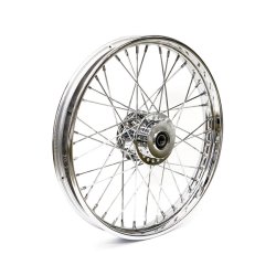 2.15 X 21 FRONT WHEEL 40 SPOKES CHROME Chrome  Fits: > 12-17 FXD, FXDWG (ABS)