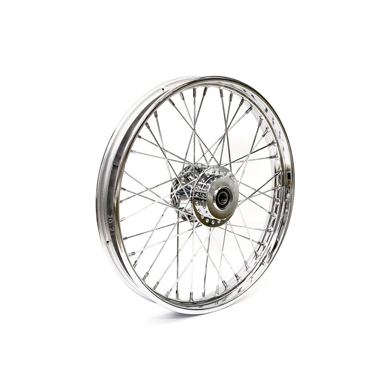2.15 X 21 FRONT WHEEL 40 SPOKES CHROME Chrome  Fits: > 12-17 FXD, FXDWG (ABS)