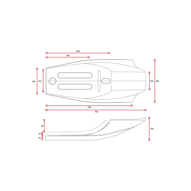 C-RACER UNIVERSAL FLAT RACER SDE 
