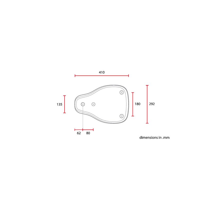 C-RACER BOBBER SOLO SEAT LARGE