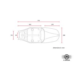 C-RACER BONNEVILLE CAFE RACER SDE 