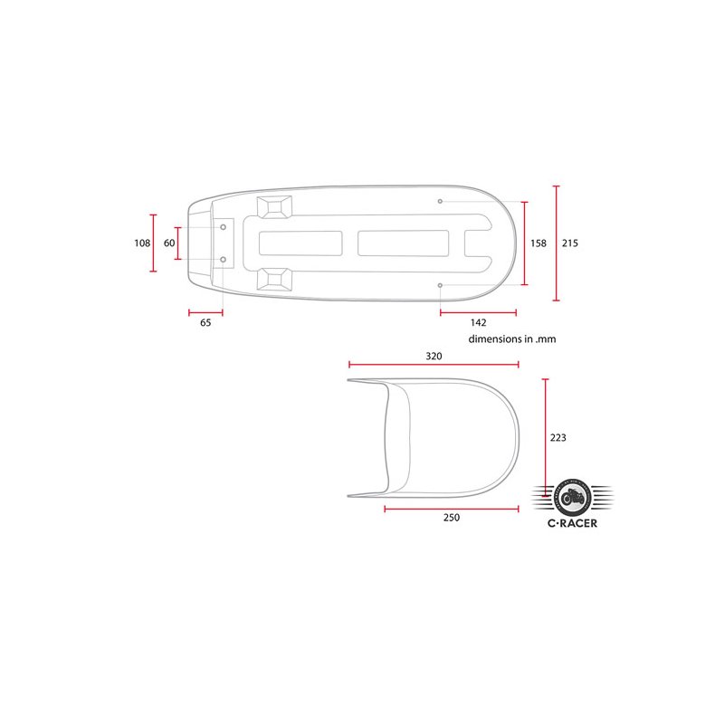 C-RACER CX500 FLAT &amp; COWL SDE