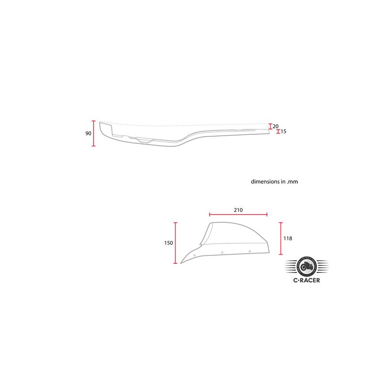 C-RACER CX500 FLAT &amp; COWL SDE