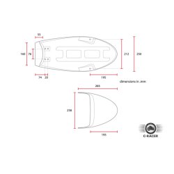 C-RACER SR400/500 FLAT &amp; COWL SDE