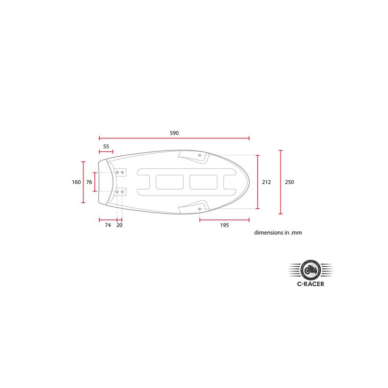 C-RACER SR400 FLAT SDE