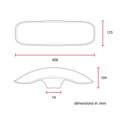 UNIVERSAL 17/18" FRONT FENDER NO3 S