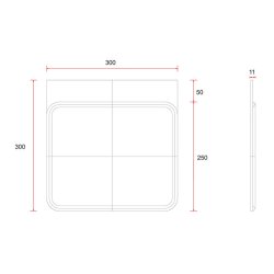 VINTAGE SQUARE SIDE NUMBER PLATES 