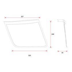 VINTAGE SIDE NUMBER PLATES 