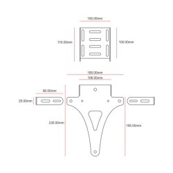 LICENSE PLATE HOLDER NO1 