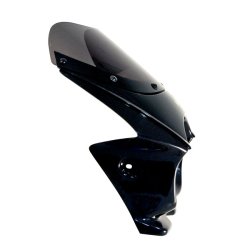 EMGO, MINI FAIRING. BLACK Gloss black cafe-racer style headlamp fairing. 