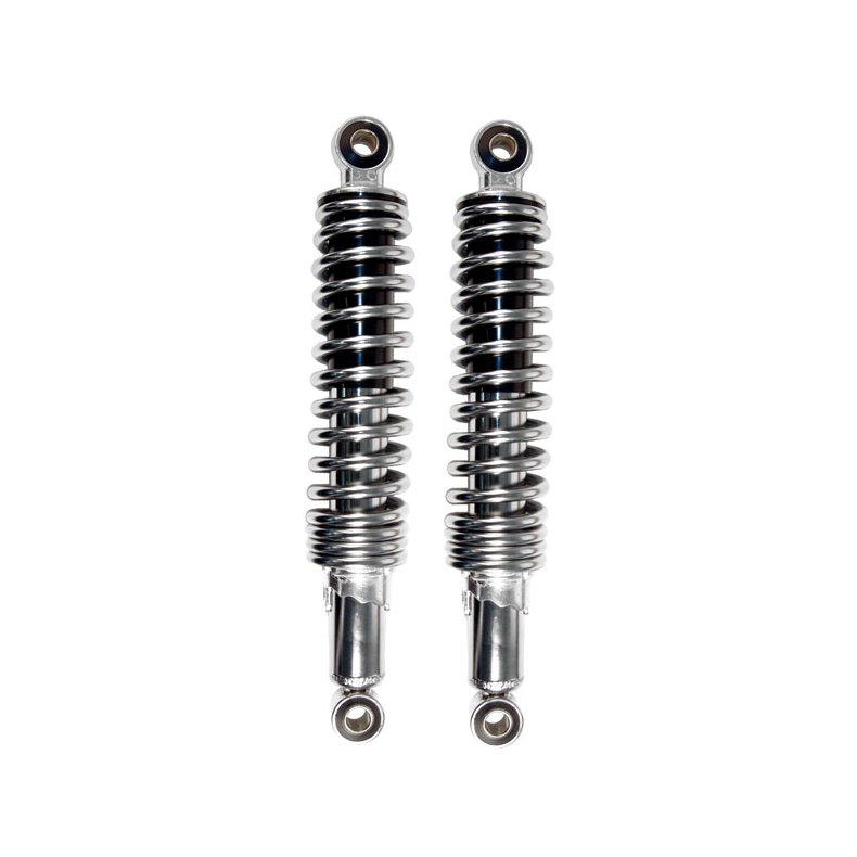 EMGO, OEM STYLE SHOCK ABSORBERS FOR SUZUKI GT/T Chrome springs.