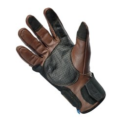 BILTWELL BELDEN GLOVES CHOCOLATE/BLACK CE APPR.