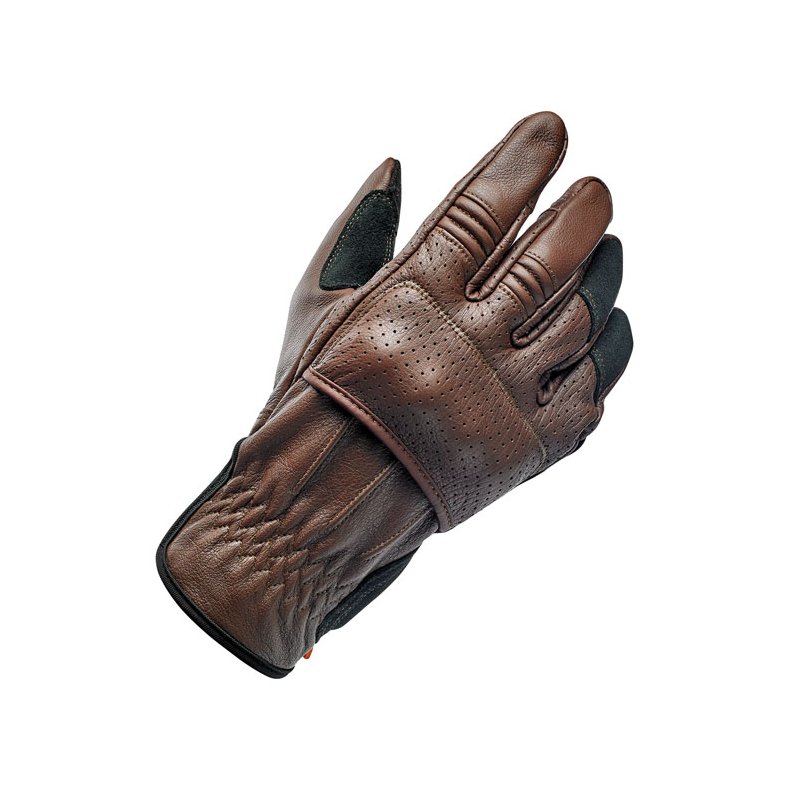 BILTWELL BORREGO GLOVES CHOCOLATE/BLACK CE APPR.