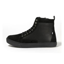 JOHN DOE MOTORCYCLE KEVLAR SNEAKERS. NEO BLACK/ BLACK CE APPR.