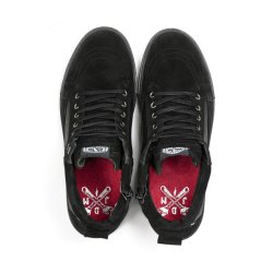 JOHN DOE MOTORCYCLE KEVLAR SNEAKERS. NEO BLACK/ BLACK CE APPR.