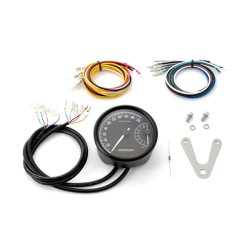 VELONA SPEEDO &amp; TACHOMETER 80MM 200 KMH/9000RPM