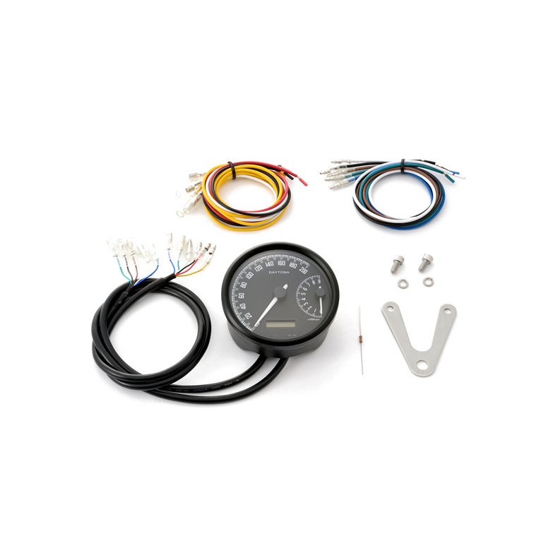 VELONA SPEEDO &amp; TACHOMETER 80MM 200 KMH/9000RPM