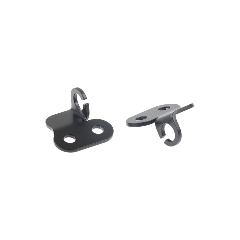CULT-WERK, FRONT TURN SIGNAL BRACKETS. BLACK, 