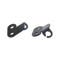 CULT-WERK, FRONT TURN SIGNAL BRACKETS. BLACK, 