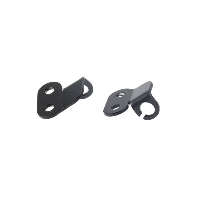 CULT-WERK, FRONT TURN SIGNAL BRACKETS. BLACK, 