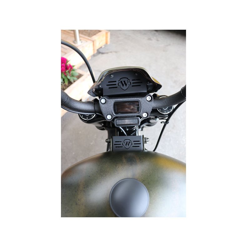 Cult-Werk, gas tank lift kit. Softail: 18-20 (NU) FXBB Street Bob 107; 2025 FXBB Street Bob 117; mm