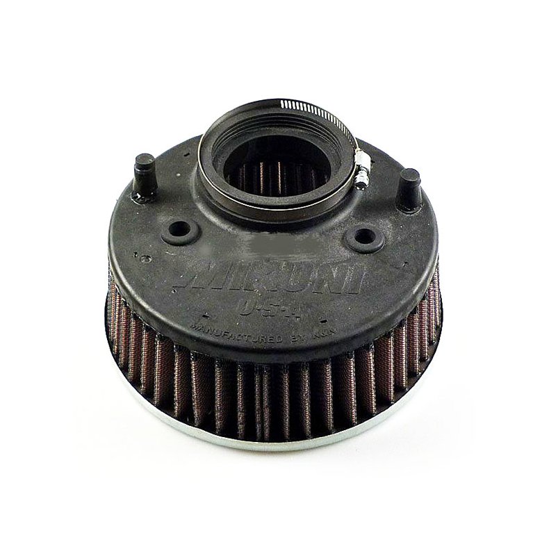 K&N AIR FILTER ELEMENT FOR MIKUNI HS40 Standard replacement; For Mikuni HS40 flat slide carburetor