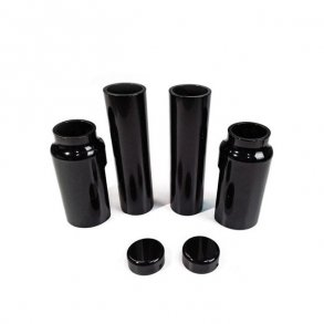 KILLER CUSTOM, 'AGGRESSOR' SERIES FULL FORK COVER SET. BLACK