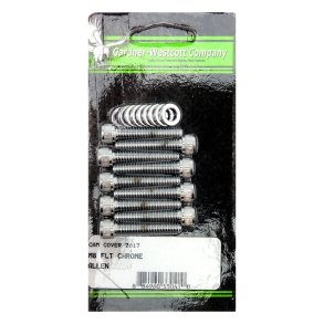 GW, CAM COVER HARDWARE KIT ALLEN. CHROME Chrome plated allen heads.  Fits: > 17-20 Touring