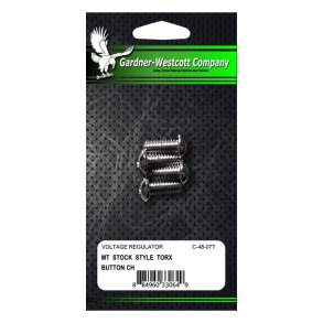GW, VOLTAGE REGULATOR MOUNT KIT. CHROME Chrome plated allen heads.  Fits: > 17-21 M8 Touring