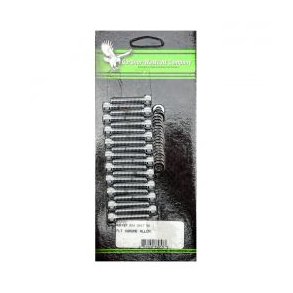 GW, ROCKER BOX HARDWARE KIT. CHROME Chrome plated allen heads.  Fits: > 17-20 M8