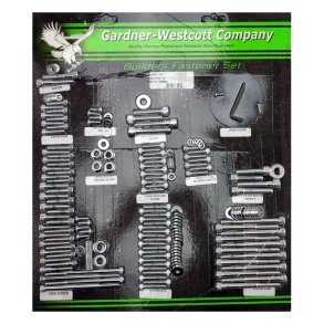 GW, BUILDERS FASTENER SET. CHROME Chrome plated allen heads.  Fits: > 17-21 Touring