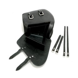 LONGRIDE, LEATHER SWINGARM BAG. LARGE. 11.6 LITER M8 softail