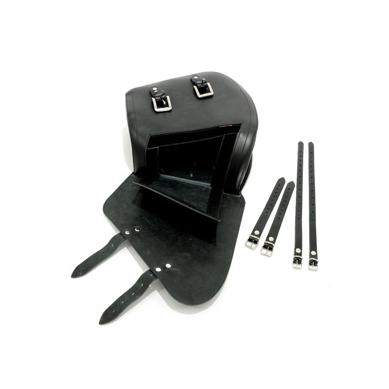 LONGRIDE, LEATHER SWINGARM BAG. LARGE. 11.6 LITER M8 softail