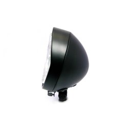 Flat Headlight Bottom Mount Black