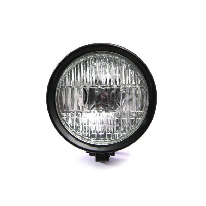 Flat Headlight Bottom Mount Black
