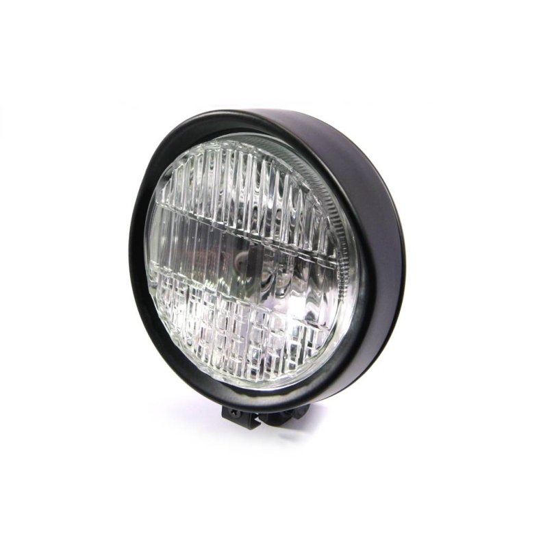 Flat Headlight Bottom Mount Black