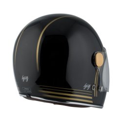BY CITY ROADSTER GOLD BLACK HELMET, BLACK