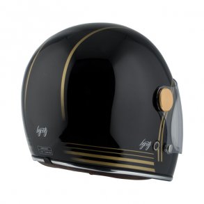 BY CITY ROADSTER GOLD BLACK HELMET, BLACK