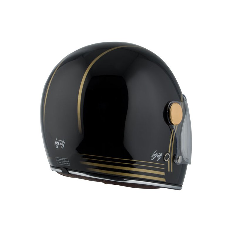 BY CITY ROADSTER GOLD BLACK HELMET, BLACK