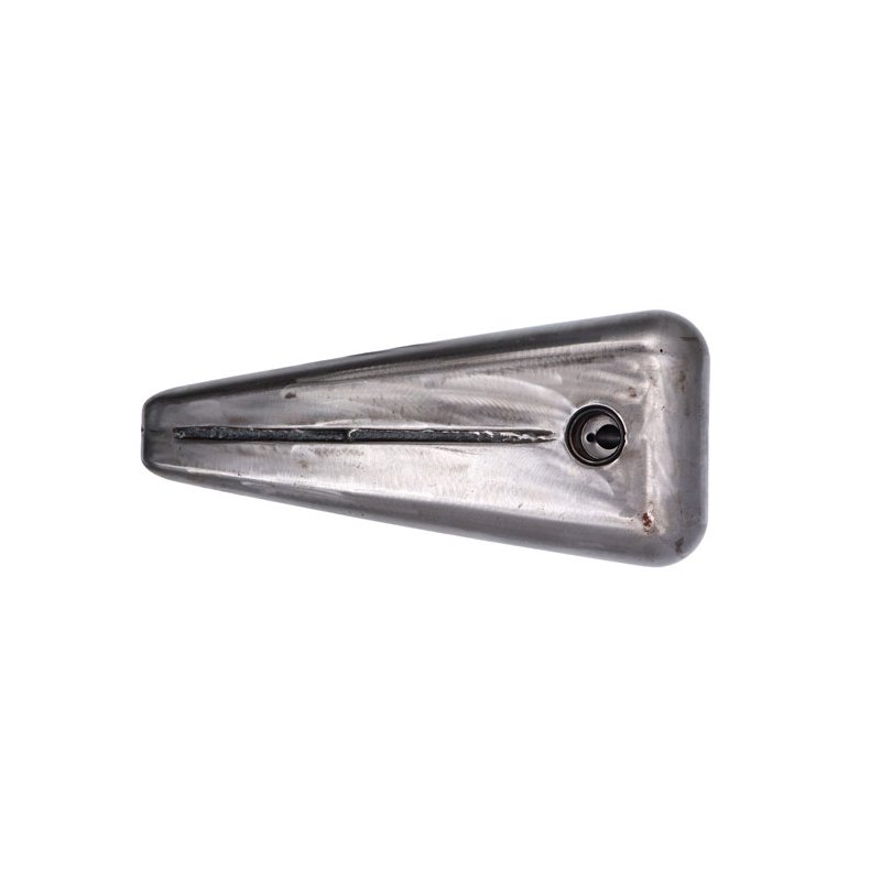 Stretch 2.5 gallon chopper gas tank Designed for longer frames with an extended top tube. 2.5 gallon