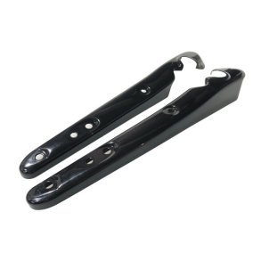 SPORTSTER FENDER STRUT COVER SET. BLACK Gloss black. 